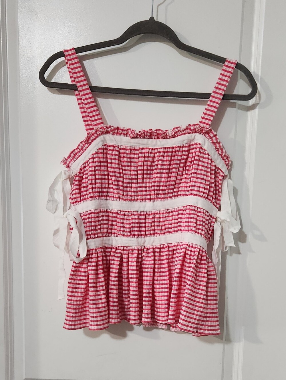 Revolve LPA Pink and White Striped  Top‎ - Picture 2 of 4